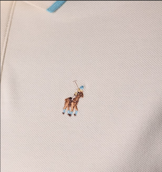 Polo Golfer Pique Long Sleeve White